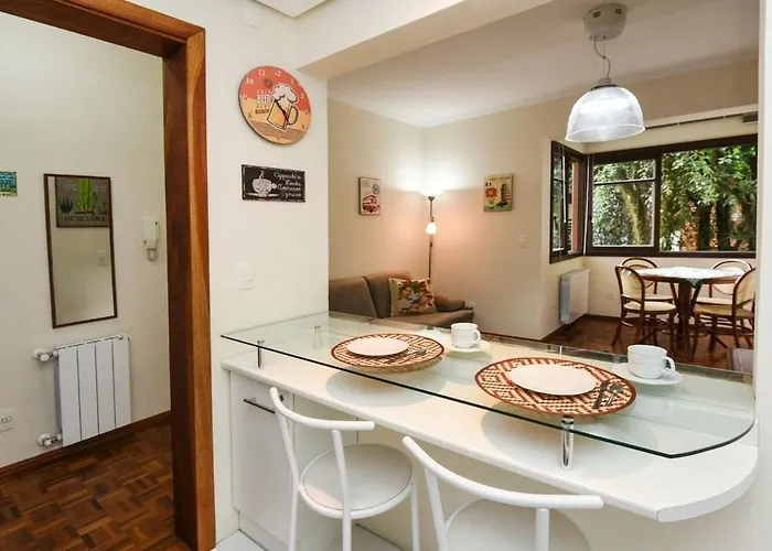 Pet friendly Rosa Edificio Bavaria Apartment Gramado