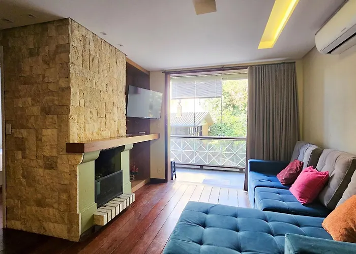 Saint Moritz 206 A 2 Quadras Da Rua Coberta Apartment Gramado